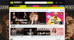 Desktop Screenshot of hudobny.sk